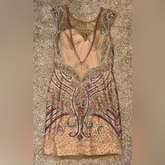 NWOT Stunning Terani Couture Embellished Dress - Picture 3 of 5